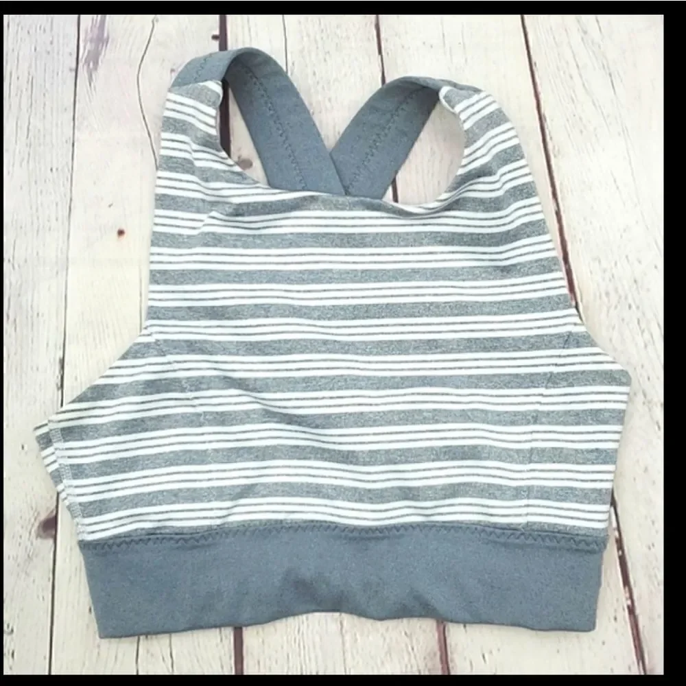 Athleta Stripe Sports Bra Size XS